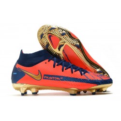 Nike Phantom GT Elite DF FG Arancio Oro Blu