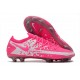 Scarpa Calcio Nike Phantom GT Elite FG Rosa Bianco