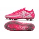 Scarpa Calcio Nike Phantom GT Elite FG Rosa Bianco