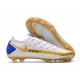 Scarpa Calcio Nike Phantom GT Elite FG Bianco Oro Blu