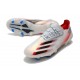 Scarpa adidas X Ghosted.1 FG Argento Metallicoero Core Scarlatto