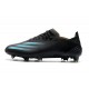 Scarpa adidas X Ghosted.1 FG Nero Core Signal Cyan