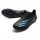 Scarpa adidas X Ghosted.1 FG Nero Core Signal Cyan