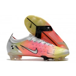 Nike Mercurial Vapor XIV Elite FG Bianco Argento Metallico Platino Puro