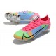 Nike Mercurial Vapor 14 Elite FG Scarpa Blu Rosa Verde