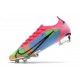 Nike Mercurial Vapor 14 Elite FG Scarpa Blu Rosa Verde