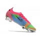 Nike Mercurial Vapor 14 Elite FG Scarpa Blu Rosa Verde