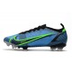 Nike Mercurial Vapor 14 Elite FG Scarpa Blu Nero Volt