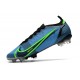 Nike Mercurial Vapor 14 Elite FG Scarpa Blu Nero Volt