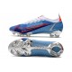 Nike Mercurial Vapor 14 Elite FG Scarpa Blu Rosso Argento