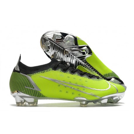 Nike Mercurial Vapor 14 Elite FG Scarpa Verde Argento Nero