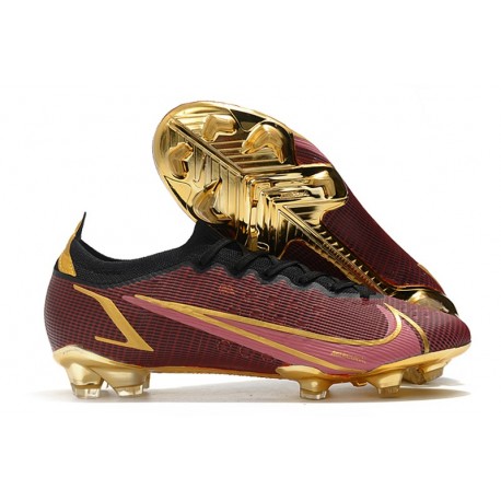 Nike Mercurial Vapor 14 Elite FG Scarpa Rosso Oro