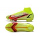 Nike Mercurial Superfly VIII Elite FG Volt Cremisi Vivace Nero