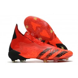 adidas Scarpe Predator Freak+ FG Rosso Nero Core Rosso Solare