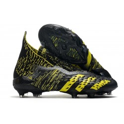 adidas Scarpe Predator Freak+ FG Nero Giallo
