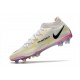 Nike Phantom GT II Elite DF FG Bianco Nero Cremisi Vivace Rosa Blast