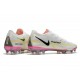 Nike Phantom GT2 Elite FG Bianco Nero Cremisi Vivace Rosa Blast