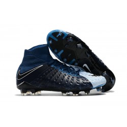 Scarpe calcetto Nike Hypervenom Phantom III DF FG Nero Blu