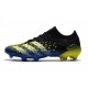 Scarpe adidas Predator Freak.1 Low FG Blu Nero Core Bianco Giallo Solare