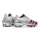 adidas Predator Freak.1 Low FG Argento Metallico Nero Core Scarlatto