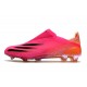 adidas Scarpe X Ghosted+ FG Rosa Shock Nero Core Arancione Acceso