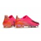 adidas Scarpe X Ghosted+ FG Rosa Shock Nero Core Arancione Acceso