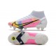 Nike Mercurial Superfly 8 Elite SG-PRO Anti Clog Bianco Nero Rosa