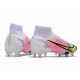 Nike Mercurial Superfly 8 Elite SG-PRO Anti Clog Bianco Nero Rosa