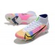 Nike Mercurial Superfly 8 Elite SG-PRO Anti Clog Bianco Nero Rosa