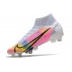 Nike Mercurial Superfly 8 Elite SG-PRO Anti Clog Bianco Nero Rosa