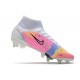 Nike Mercurial Superfly 8 Elite SG-PRO Anti Clog Bianco Nero Rosa