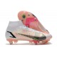 Nike Mercurial Superfly 8 Elite SG-PRO Anti Clog Bianco Nero Cremisi Vivace Rosa Blast