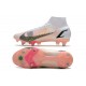 Nike Mercurial Superfly 8 Elite SG-PRO Anti Clog Bianco Nero Cremisi Vivace Rosa Blast