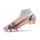 Nike Mercurial Superfly 8 Elite SG-PRO Anti Clog Bianco Nero Cremisi Vivace Rosa Blast