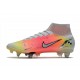 Nike Mercurial Superfly 8 Elite SG-PRO Anti Clog Bianco Argento Metallico Platino Puro