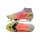 Nike Mercurial Superfly 8 Elite SG-PRO Anti Clog Bianco Argento Metallico Platino Puro