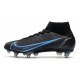 Nike Mercurial Superfly 8 Elite SG-PRO Anti Clog Nero Grigio Ferro