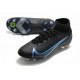 Nike Mercurial Superfly 8 Elite SG-PRO Anti Clog Nero Grigio Ferro