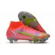 Nike Mercurial Superfly 8 Elite SG-PRO Anti Clog Cremisi Vivace Argento Metallico