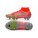 Nike Mercurial Superfly 8 Elite SG-PRO Anti Clog Cremisi Vivace Argento Metallico