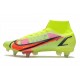 Nike Mercurial Superfly 8 Elite SG Anti Clog Volt Cremisi Vivace Nero