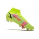 Nike Mercurial Superfly 8 Elite SG Anti Clog Volt Cremisi Vivace Nero