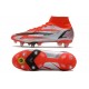 Nike Mercurial Superfly 8 Elite SG-PRO Rosso Cile Nero Ghost Arancione