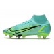 Nike Mercurial Superfly 8 Elite SG-PRO Anti Clog Turchese Dinamico Lime Glow