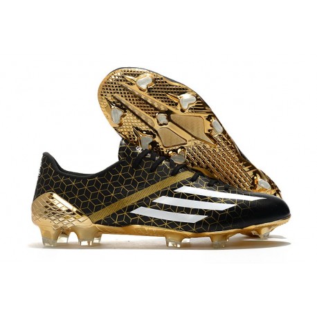 Adidas F50 Ghosted Adizero HT FG Nero Oro Blanco