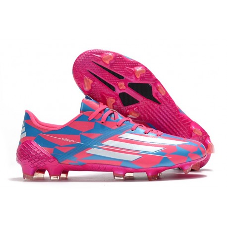 Adidas F50 Ghosted Adizero HT FG Rosa Blu Bianco
