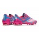 Adidas F50 Ghosted Adizero HT FG Rosa Blu Bianco