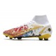 Nike Mercurial Superfly VIII Elite FG CR7 Bianco Rosso Oro Blu