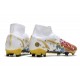 Nike Mercurial Superfly VIII Elite FG CR7 Bianco Rosso Oro Blu