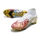 Nike Mercurial Superfly VIII Elite FG CR7 Bianco Rosso Oro Blu